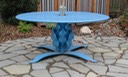 Blue Garden Table